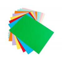 PAPEL DE CORES FORTES COM 100 FOLHAS